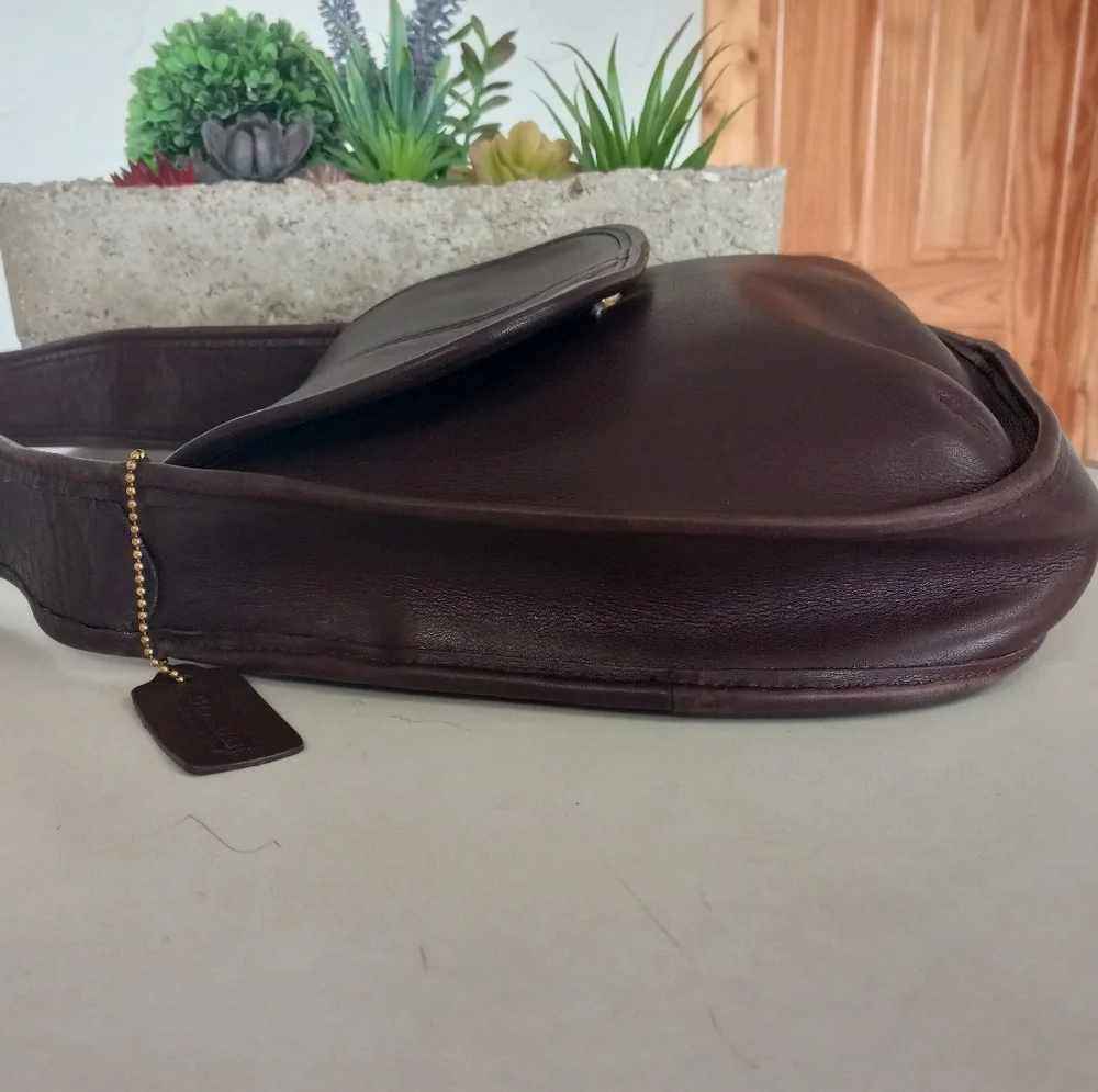 Coach Ergo Flap, No. 9034, 1998, Shoulder Bag In Mahogany Brown. - Picture 8 of 15